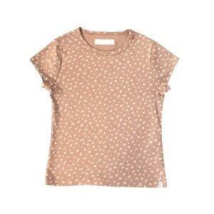 🆕 Y2K Abercrombie Kids Brown Floral Baby Tee